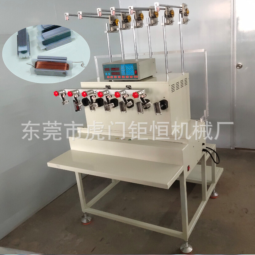 厂家供应JH-618NC-F六轴非标马达变压器线圈绕线机绕线机械设备