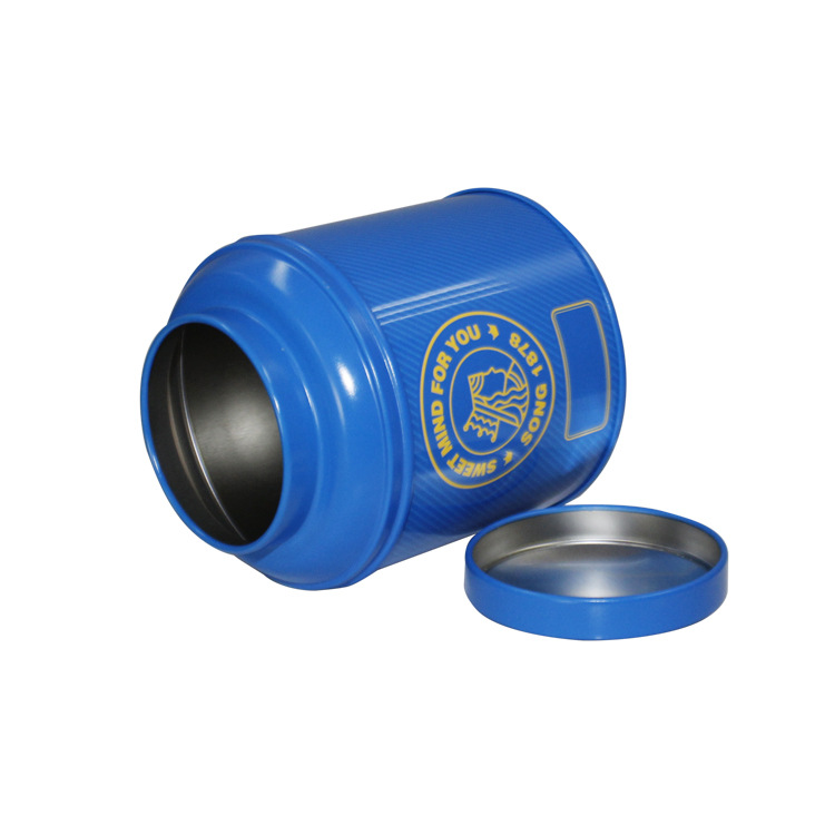 东莞厂家马口铁茶叶罐 小号圆形迷你茶叶铁盒 环保金属茶叶铁罐