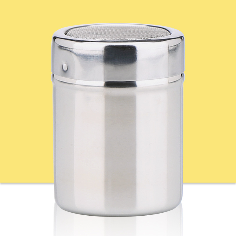 304不锈钢筛粉器粉末可可胡椒粉咖啡糖粉罐多用途调料瓶带盖