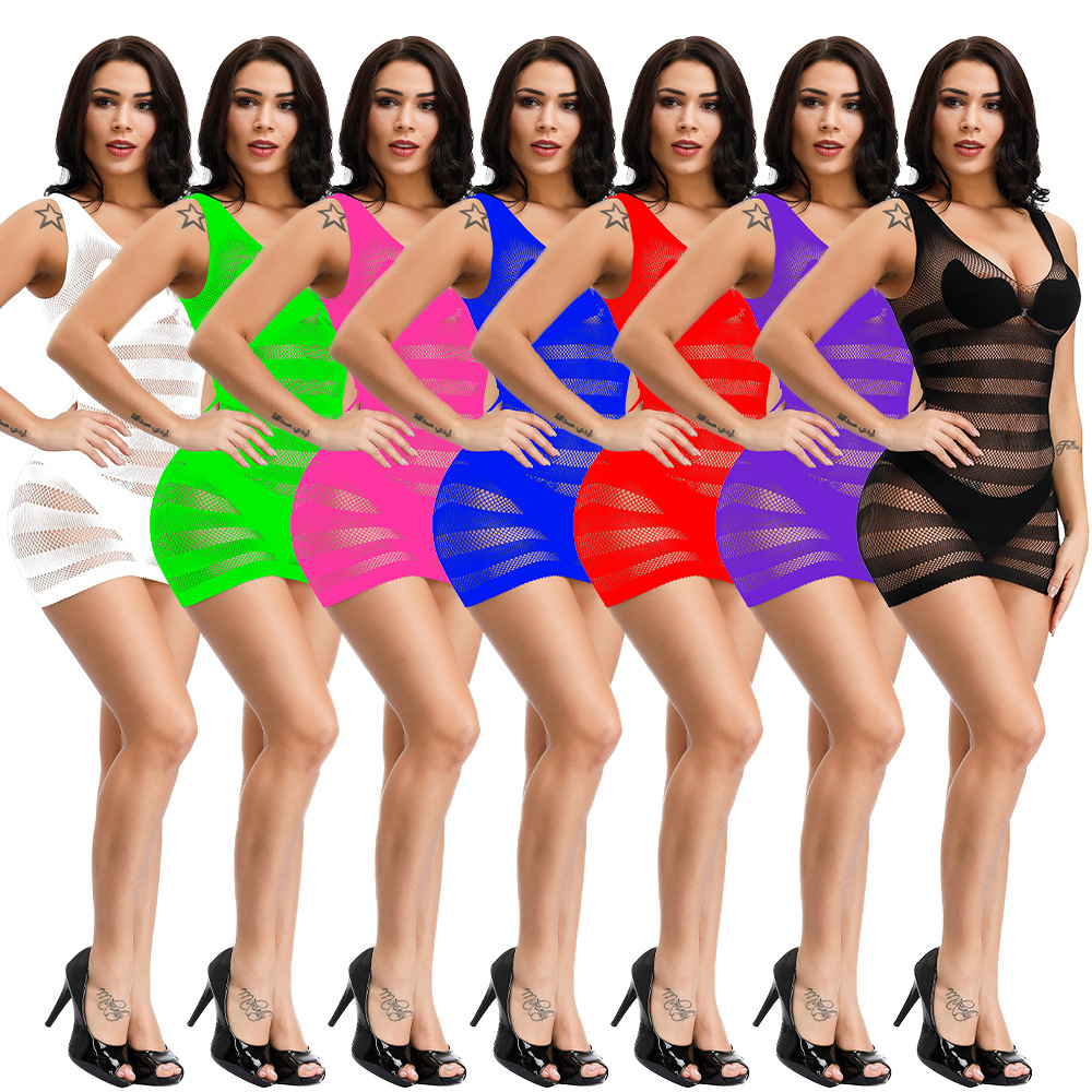 european and american foreign trade wholesale sexy fishnet clothes skinny hollow-out hip skirt plus size sexy lingerie hip skirt w353