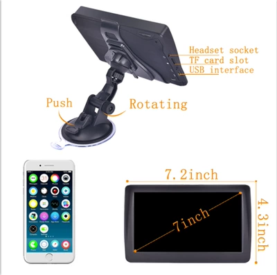 Car Convenient GPS Navigation car Portable Navigator car