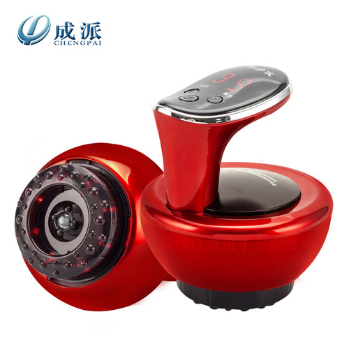Electric scraping instrument with negative pressure hot compress cupping massage machine, smart home multifunctional meridian unblocking and abdominal massage device