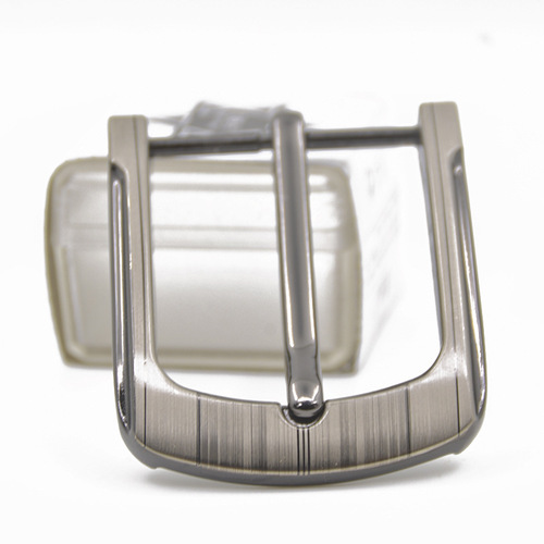 Men's needle leather strap alloy buckle, direct from Guangzhou manufacturer, 3.5mm inner diameter, durable laser buckle