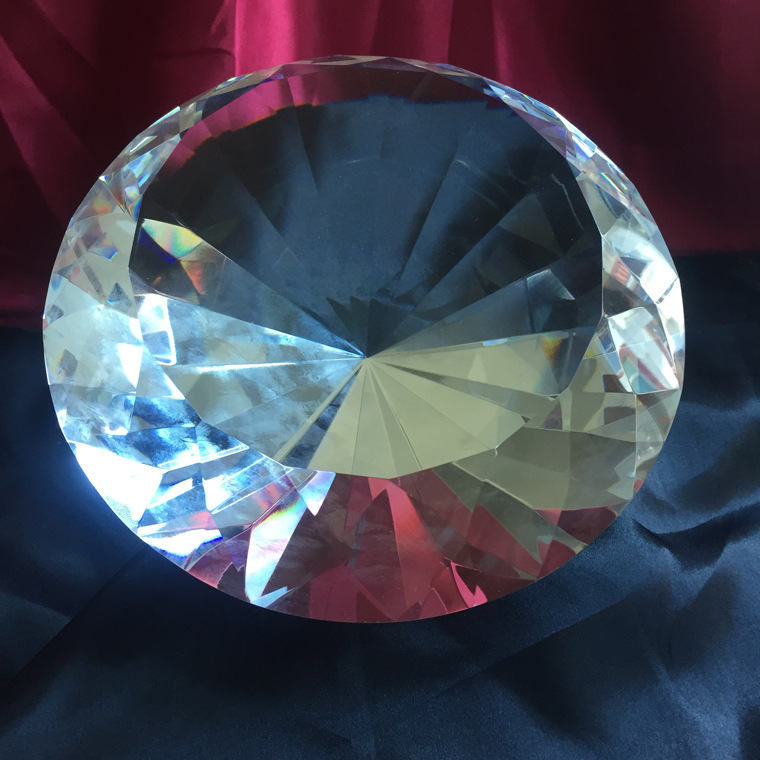 Children's Toy Gemstone Transparent K9 Crystal Diamond Loose Diamond 6-200 Ornaments Glass Diamond Nail Art Diamond White Crystal