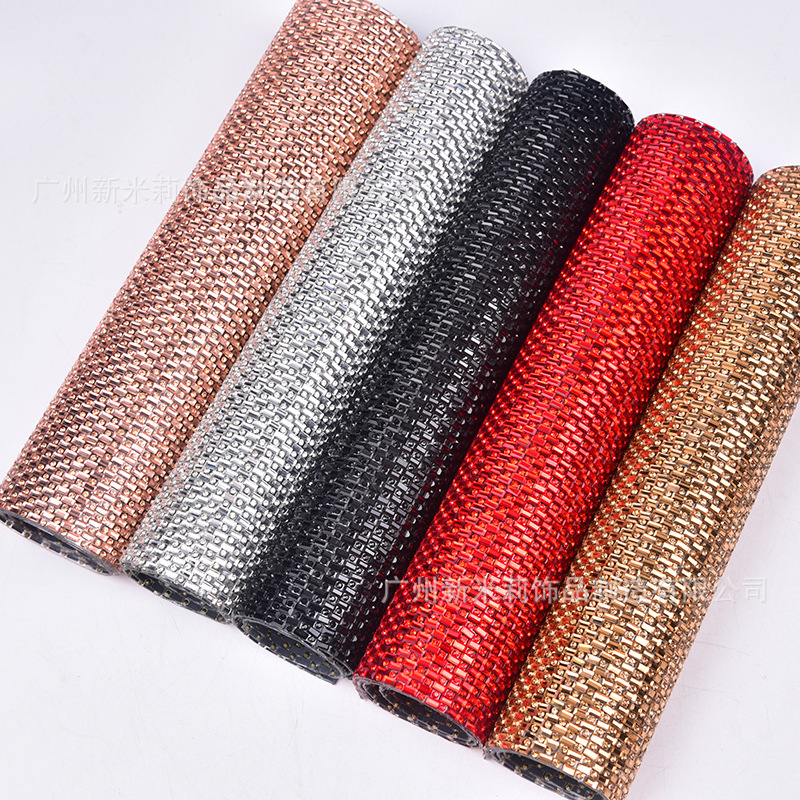 现货 彩色密集玻璃水钻片 服装箱包贴钻餐桌垫家具装饰 服装辅料