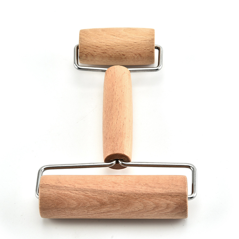 Amazon de doble cabeza de madera de palo de harina de cocina rodillo de la hornada herramienta rodillo Rolling Pin rodillo image 7