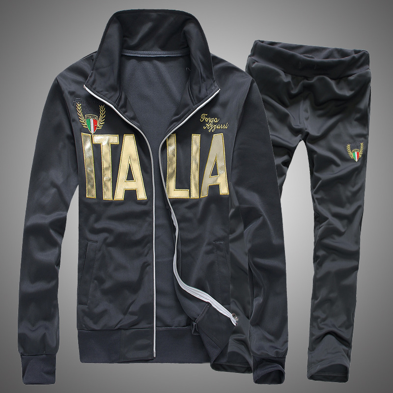 Ανδρικά Ρούχα, Σακάκι, Παντελόνι, Ανδρικό, Casual Αθλητικό Ολόσωμο, Υπαίθριο, Αθλητικό, Τρέξιμο, Φθινόπωρο και Χειμώνας, Δύο Τεμαχίων, Τυπωμένο_voghion.com