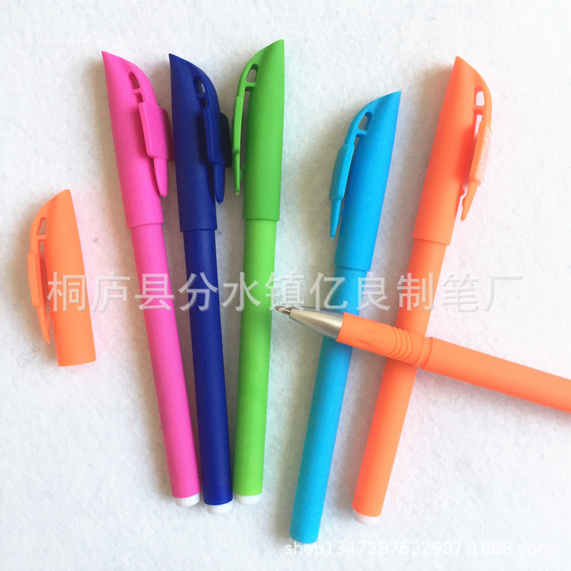 Pluma de gel de impresión OGO pluma de agua personalidad 334 código QR pluma de gel
