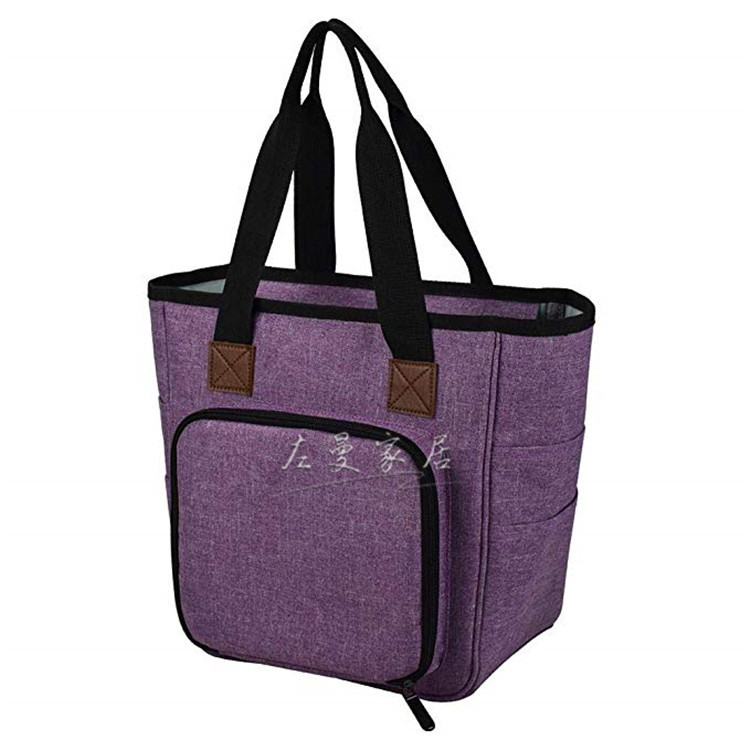 Purple organizer bag