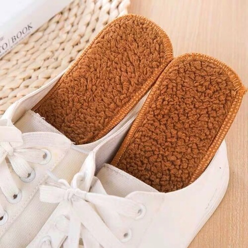 Direct Manufacturer Sales Autumn/Winter Alpaca Wool Warm Shoes Insoles for Men and Women Universal Thick Deodorant Breathable Sweat Absorbent Cotton Shoes Insoles