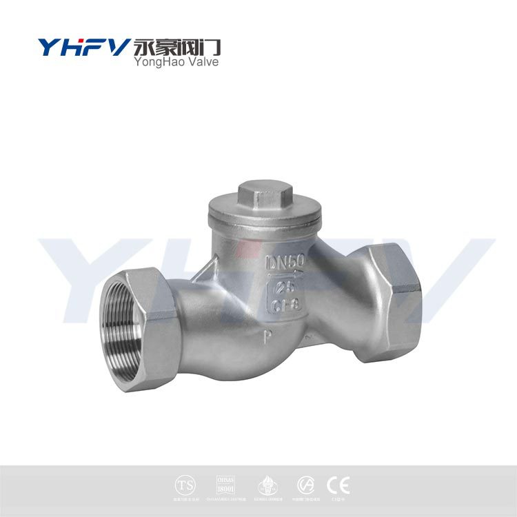 【温州厂家直销】H11W-16P不锈钢丝扣S型止回阀【品质阀门】