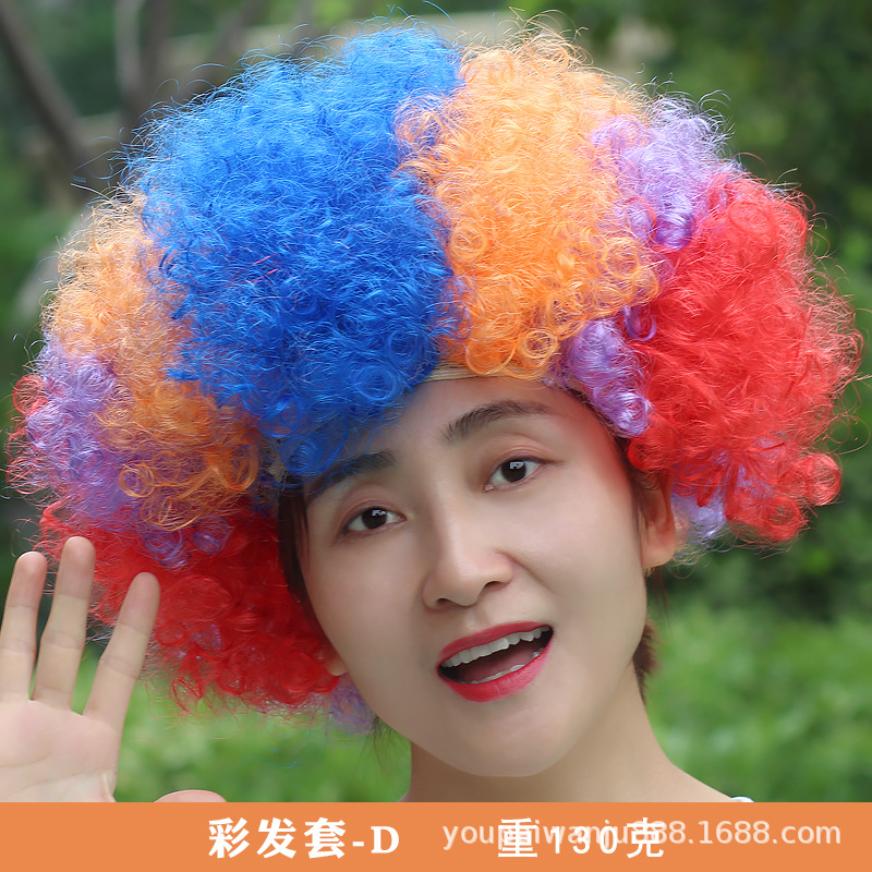 Красочный стиль волос-D