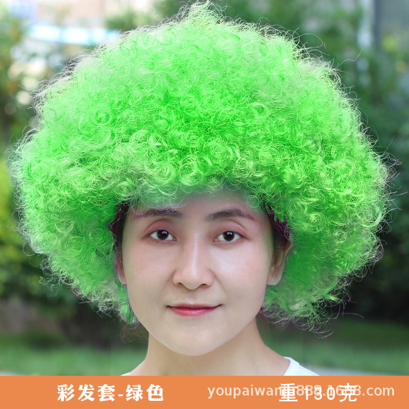 Красочные волосы-зеленые