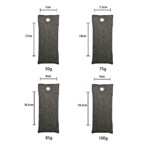 Amazon foreign trade cross-border bamboo charcoal packaging repair formaldehyde deodorization activated carbon bag bamboo charcoal bag manufacturer wholesale carbon bag