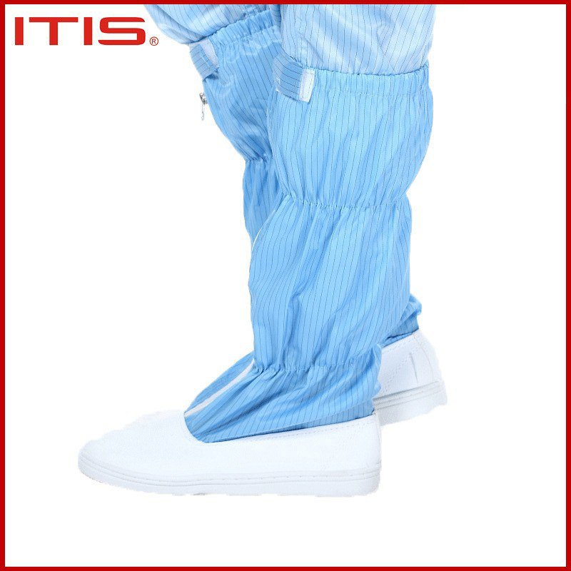 防静电长筒工作鞋高帮无尘室车间劳保鞋无尘长筒防静电靴