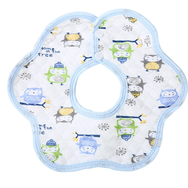 Cartoon cotton waterproof children's summer thin eating bib for…