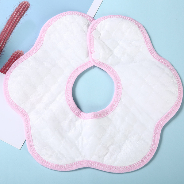 Cartoon cotton waterproof children's summer thin eating bib for…