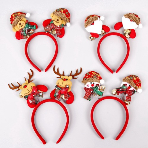 Christmas decorations Christmas headband Party props Children's gifts Christmas supplies Hair tie Manufacturer wholesale