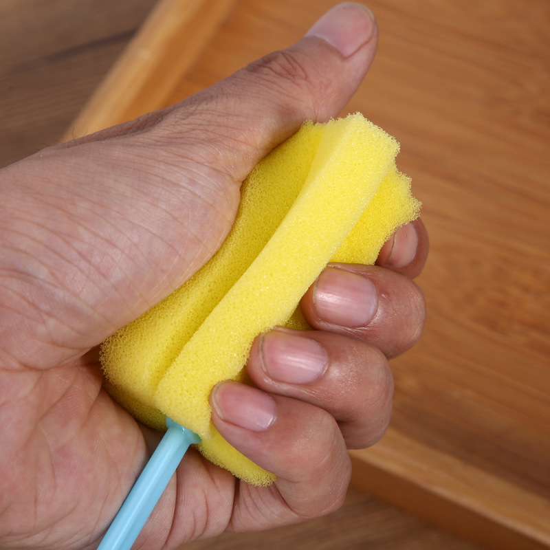 Cepillo Limpiador de Tazas de Esponja, Limpieza de Tapas, para Tazas y Biberones