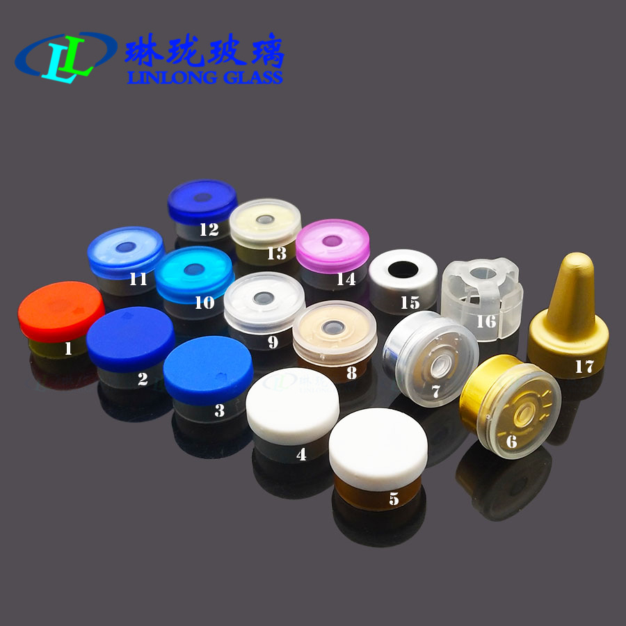 13口20口西林瓶盖 铝塑组合盖原液瓶盖全撕拉盖 精华液包装盖子