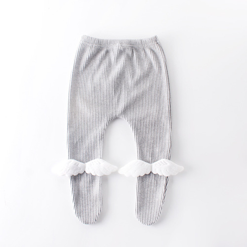ins  autumn and winter clothing baby cute angel wings bottoming socks cotton versatile pp pantyhose