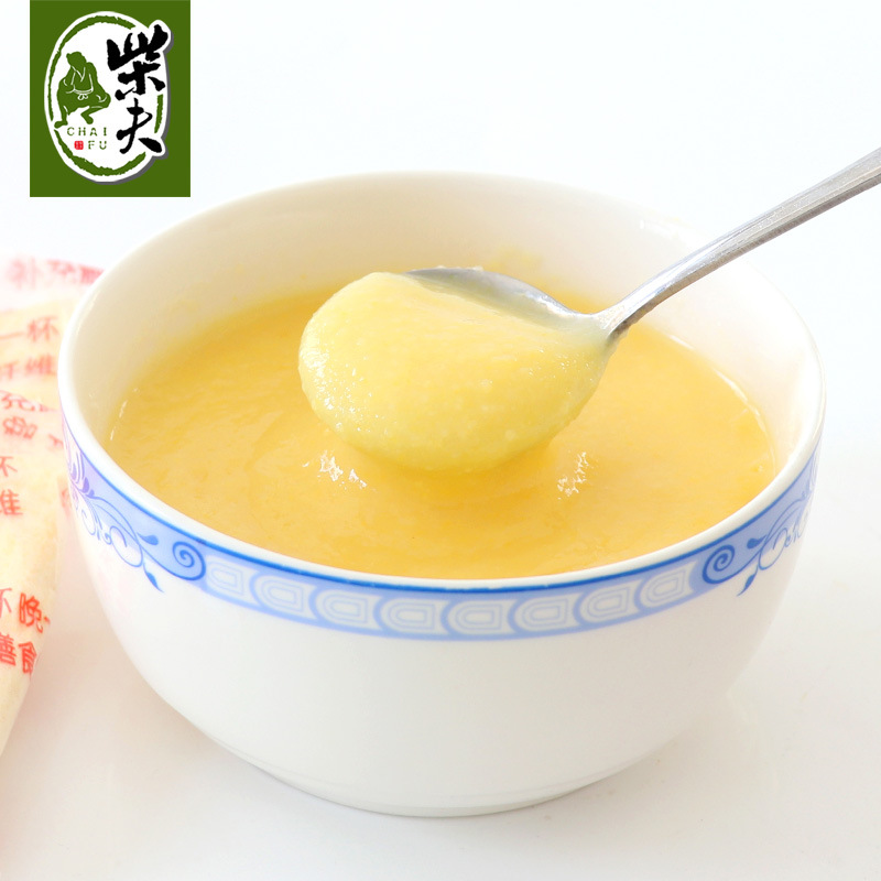 Chaifu whole grain glutinous fragrant corn paste multigrain paste 300g bag sucrose-free instant porridge ready-to-eat breakfast paste powder for drinking
