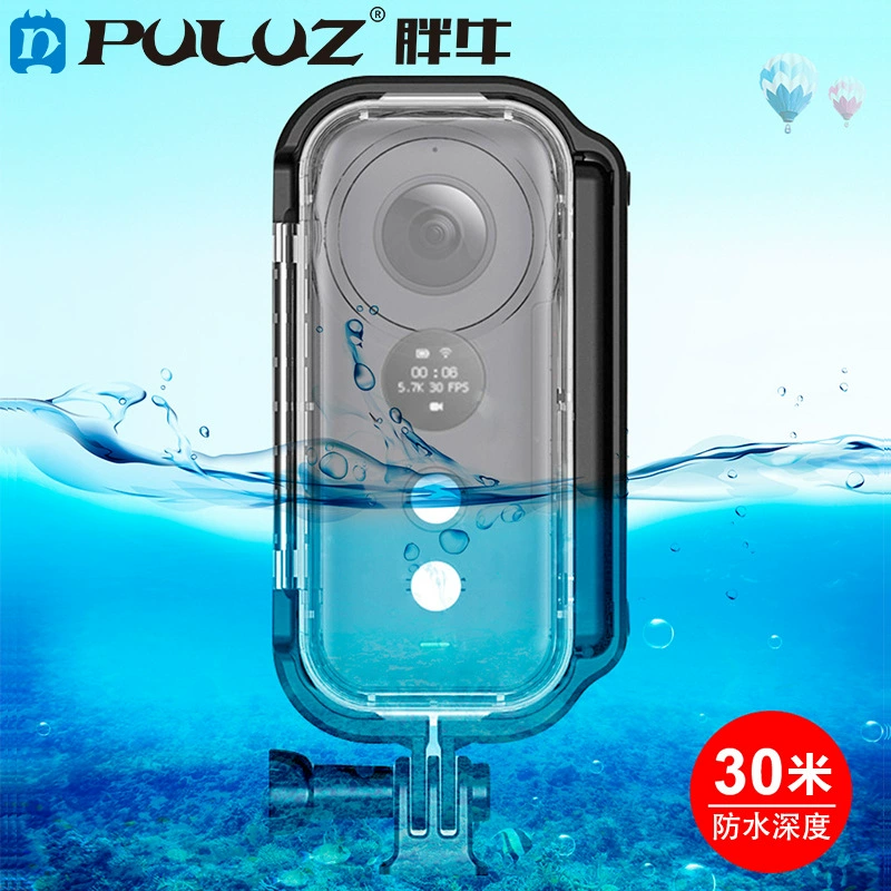 Puluz толстая корова подходит для Insta360 One X панорамная камера герметизация подводная оболочка 30 метров водонепроницаемая защитная оболочка