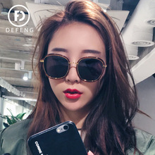 德沣819时尚韩版女式偏光太阳镜 潮流复古墨镜女天猫淘宝款