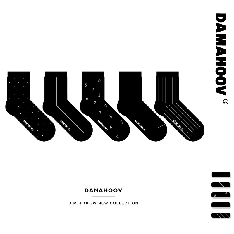 Summer men's black business socks gentleman casual tide socks striped thin 200 pin student cotton socks wholesale