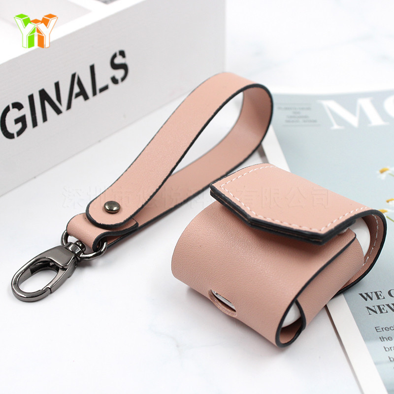 适用于airpods二代蓝牙耳机皮套保护套 多色可选pu皮革蓝牙耳机包