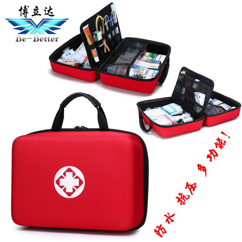 Household Medical First Aid Kit Portable Outdoor Vehicle-Mounted Medical Emergency Kit Epidemic Prevention Gym Bag