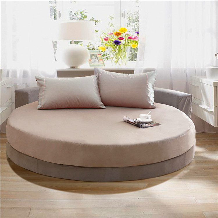 Special price Cotton solid color round bed hat single piece cotton plain color round bed hat bed sheet bedspread protective cover wholesale Special price Cotton solid color round bed hat single piece cotton plain color round bed hat bed sheet bedspread protective cover wholesale