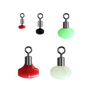 Weihe Sports Bead-Blocking 8-Shaped Ring Connector Green Luminous Bead-Blocking Connector American 8-Shaped Ring Fishing Gear Accessories