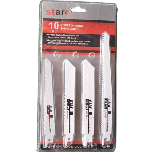 10 reciprocating saw electric saw blades saber saw fine tooth coarse tooth woodworking metal plastic cutting saber saw saw blade