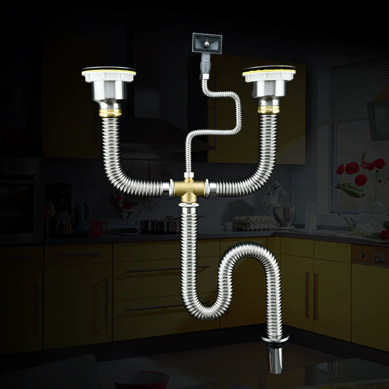 Нержавеющая сталь полностью стальная двойная канализационная труба пластиковая канализационная труба полная сталь растительный бассейн канализационная труба из нержавеющей стали канализационная труба дезодорант канализационная труба