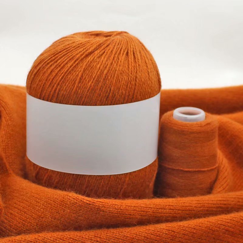 Hilo de Cachemira tejido a mano al por mayor bebé anti-pilling conejo lana medio grueso lana DIY lana tejida bufanda suéter