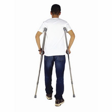 厂家批发医用拐杖不锈钢双拐老年人拐杖腋下拐拐残疾人铝合金双拐
