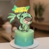 Cake decoration account Dinosaur hb plug -in bee Pikachu children's cake party dessert dessert decoration