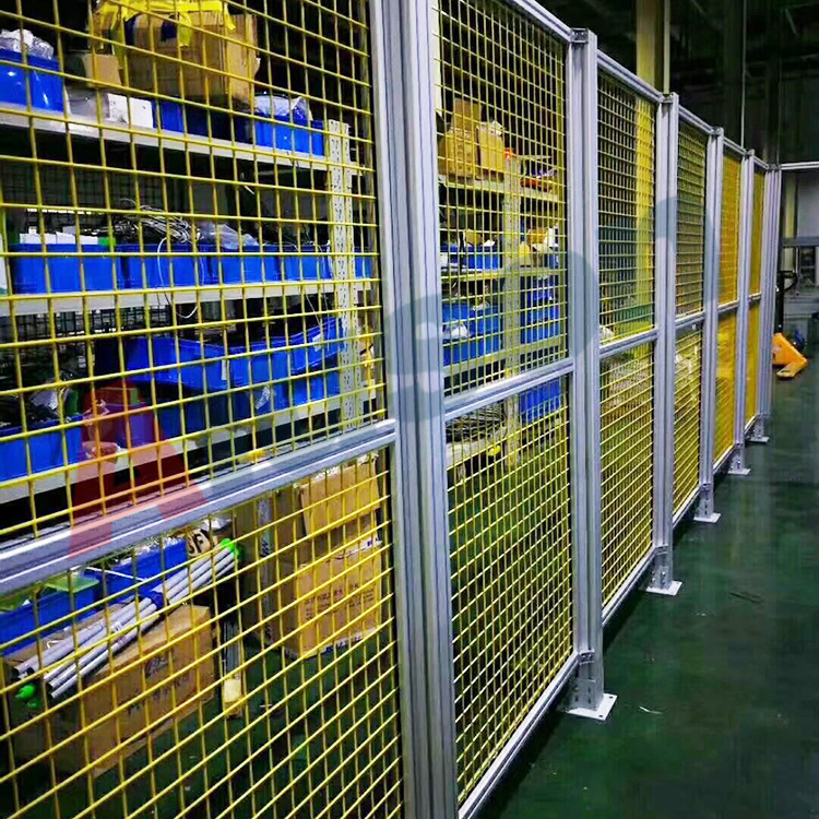 机械防护栏亚克力 设备安全护栏移动车间围栏 非标