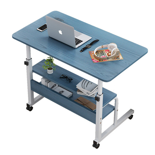 Bedside lift table, lazy table, simple laptop table, bed home simple modern movable lift table