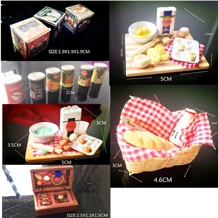 dollhouse miniatures �������΢��diyģ���׽�����ֹ�������Ʒ
