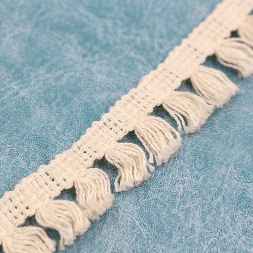 Factory direct supply 1.8cm cotton tassel lace home sofa children's clothing tassel lace decorative accessories
