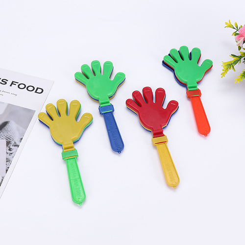 Cheerleaders cheering hand clap props plastic clapping claps for performances, various styles of colorful clapping hands, clapping hands, clapping hands