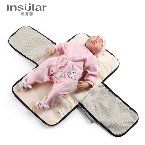 Yinxiuli Portable Baby Changing Pad Diaper Bag Multifunctional Baby Changing Table Waterproof Mother and Baby Products