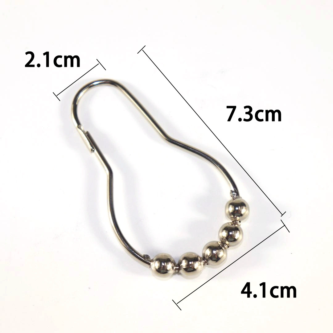 Фабрика аксессуары для ванной комнаты крючок пять бусин Тыква крючок металлическая пряжка занавеска для душа крючок в наличии оптом