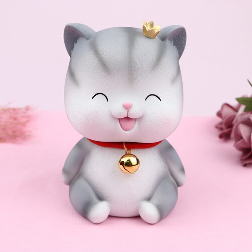 Internet celebrity cute angel cat piggy bank piggy bank exquisite home decoration living room bedroom table decoration