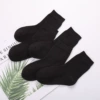 Black demi-season knee socks