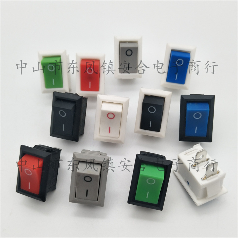 供应KCD1-101二档船形开关 15X21电源开关