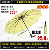 Automatic umbrella solar-powered, fully automatic, sun protection