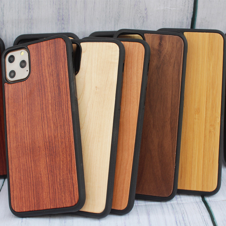 Manufacturer Wooden Iphone11 New Mobile Phone Case Suitable for Apple 13Pro Max Solid Wood 17 Anti-Fall Protective Cover